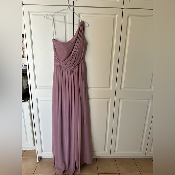 After Six Dusty Rose Bridesmaid Dress - Picture 1 of 4